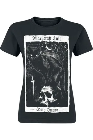 Blackcraft Cult Camiseta Gótico de - Camiseta Dark Omens - S XXL - para Mujer