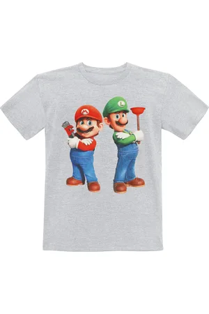 Super Mario Camiseta gaming de - Kids - Plumbing Bros. - 104 152 - para niñas & niños