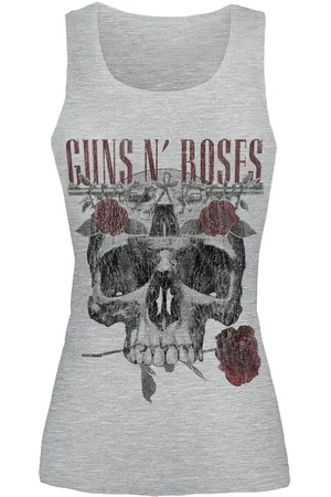 Guns N´Roses Top de - Flower Skull - S XL - para Mujer