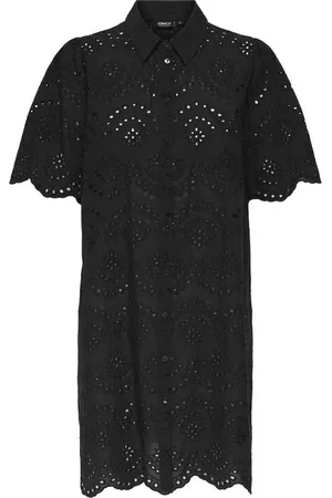 ONLY Vestido Corto de - ONLVALAIS S/S DRESS WVN NOOS - XS XL - para Mujer