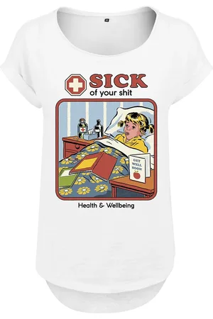 Steven Rhodes Camiseta Fun de - Sick Of Your Shit - S 5XL - para Mujer