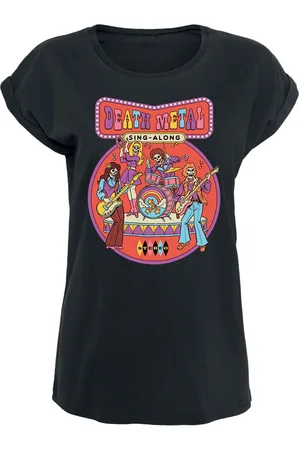 Steven Rhodes Camiseta Fun de - Death Metal Sing - Along - S 5XL - para Mujer