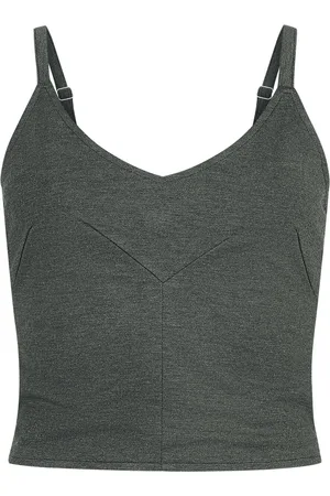 EMP Top de - Top con cremallera - S XXL - para Mujer