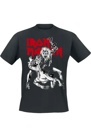 Iron Maiden Camiseta de - Claw Crop Red - S 4XL - para Hombre