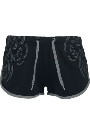 EMP Pantalones cortos de - Shorts with Knot Print - S XL - para Mujer