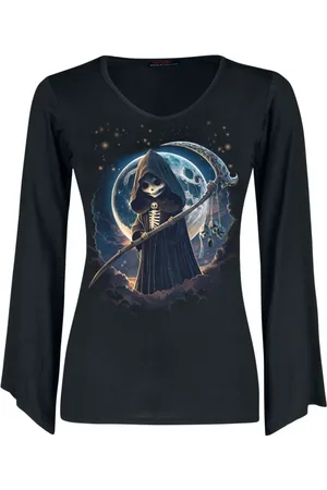 Spiral Camiseta Manga Larga de - Reaperette - S XXL - para Mujer