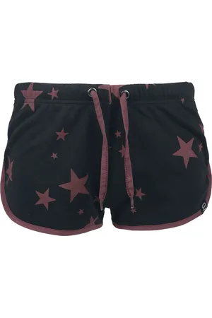 EMP Pantalones cortos de - Shorts con estrellas - S XL - para Mujer