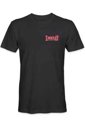Lucky 13 Camiseta Rockabilly de - L13 El Speedy Tee Black - S 3XL - para Hombre