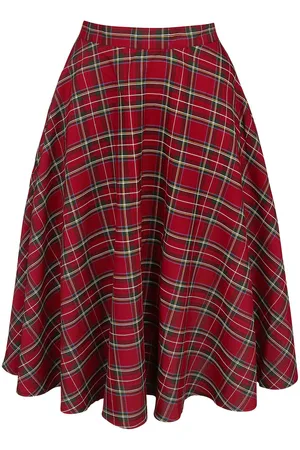 Hell Bunny Falda hasta la rodilla Rockabilly de - Irvine - XS 4XL - para Mujer