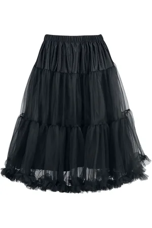 Hell Bunny Falda hasta la rodilla Rockabilly de - Penelope Petticoat - XS-S XL-XXL - para Mujer