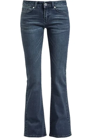EMP Tejanos de - Grace - Dark blue acampanados - W26L32 W40L34 - para Mujer