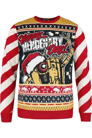 Borderlands Christmas jumper gaming de - 3 - Claptrap - Happy Mercenary Day - S M - para Hombre