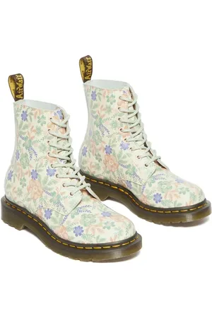 Dr. Martens Botas de - 1460 Pascal Cloud Cream+Multi Genix Nappa - EU36 EU41 - para Mujer