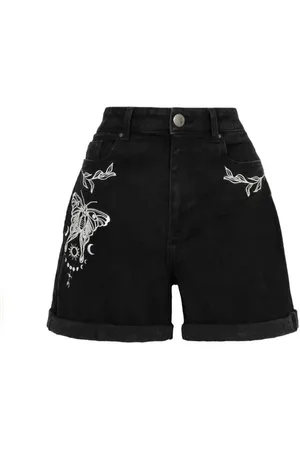 Hell Bunny Pantalones cortos Rockabilly de - Metamorhosis Shorts - XS XL - para Mujer