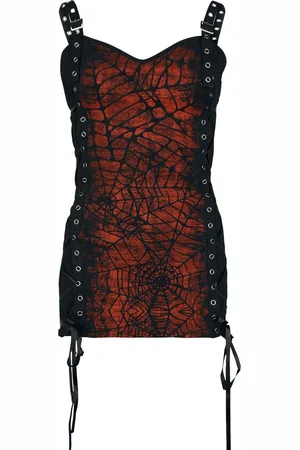 Gothicana Top Gótico de - Spider web - S XXL - para Mujer