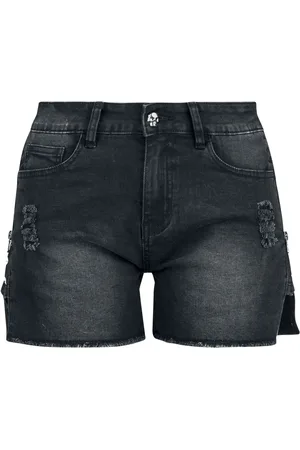 Rock Rebel Pantalones cortos de - Shorts With Lateral Zipper - 27 33 - para Mujer
