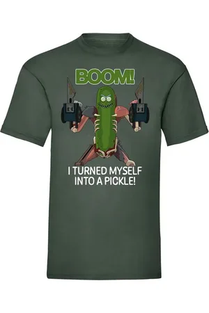 Rick and Morty Camiseta de - Into a Pickle - S XXL - para Hombre