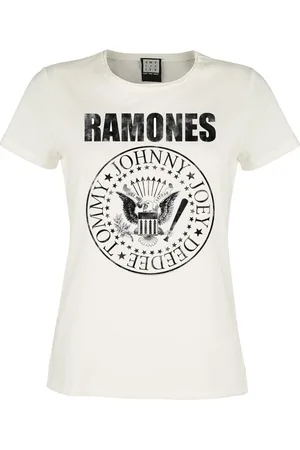 RAMONES Camiseta de - Amplified Collection - Vintage Shield - S XL - para Mujer
