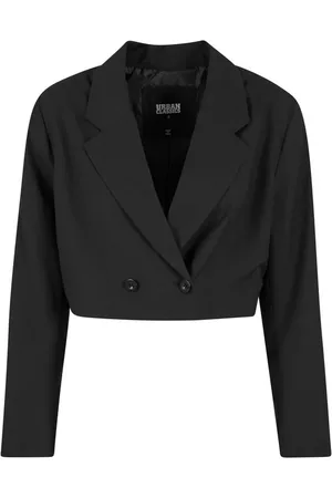 Urban classics Blazer de - Blazer corto para mujer - XS L - para Mujer