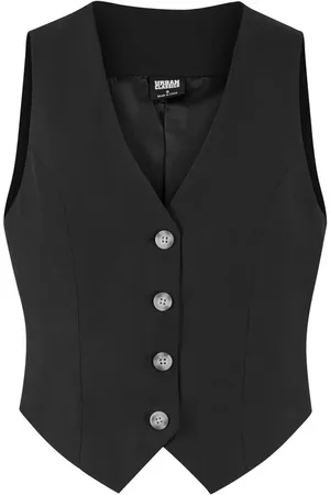 Urban classics Chaleco de - Chaleco clásico para mujer - XS XL - para Mujer