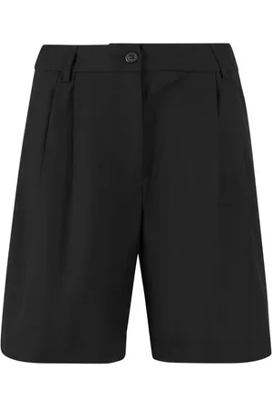 Urban classics Pantalones cortos de - Bermudas plisadas para mujer - 27 32 - para Mujer