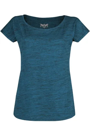 EMP Camiseta de - Camiseta en look melange - L XXL - para Mujer