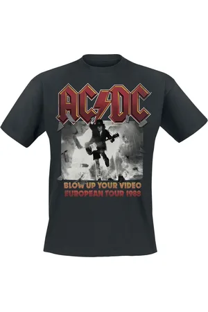 AC/DC Camiseta de - European Tour 1988 - S 4XL - para Hombre