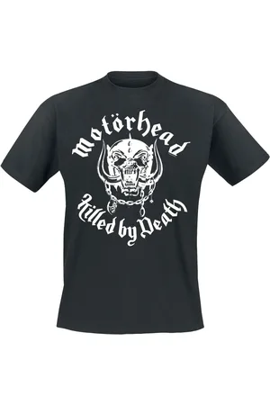 Motörhead Camiseta de - Killed By Death Lyric White - S 4XL - para Hombre