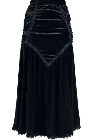 Sinister Gothic Falda larga Gótico de - Gothic Long - XS XL - para Mujer