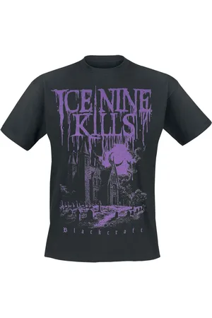 Blackcraft Cult Camiseta Gótico de - Ice Nine Kills - Purple Night Church Tee - S XXL - para Hombre