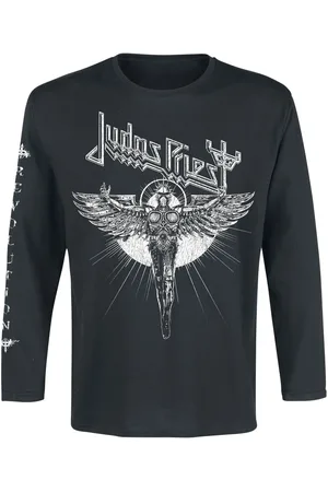 Judas Priest Camiseta Manga Larga de - Revolution Album - S XXL - para Hombre
