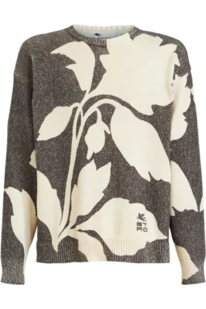 Etro Hombre Jerséis - Jersey Jacquard Con Maxi Flor, Herren