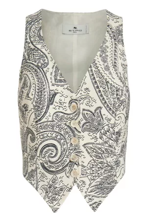 Etro Mujer Chalecos - Chaleco Con Motivos Paisley, Mujer