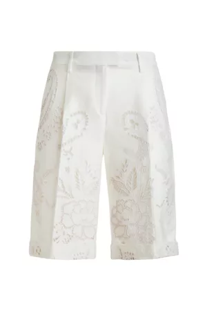Etro Mujer Bermudas - Bermudas De Algodón Elástico, Mujer