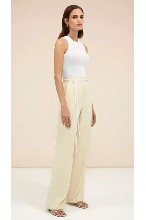 Bouguessa Mujer Pantalones - Pantalones Crepé Anne