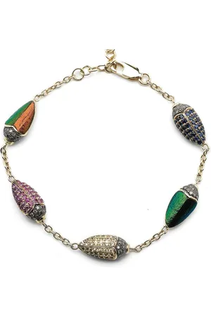 Bibi van der Velden Pulsera Scarab Multi Color