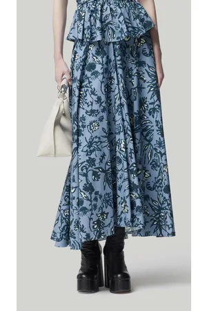 Altuzarra Falda Pythia en Amsonia Shibori Flower