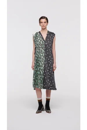 Plan C Vestido midi estampado floral