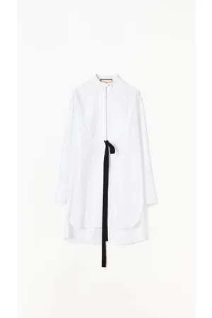 Plan C Camisa blanca de popelina "Sartorial"