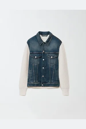 Fabiana Filippi Chaqueta Vaquera Oversize, Añil Medio