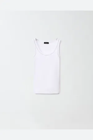Fabiana Filippi Camiseta Sin Mangas De Punto, Óptico
