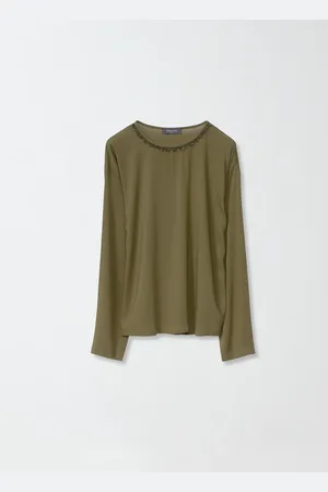 Fabiana Filippi Top De Sablé De Viscosa, Loden