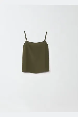 Fabiana Filippi Top De Crepé De China, Loden