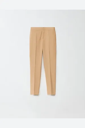 Fabiana Filippi Pantalón Montefalco De Gabardina, Cámel