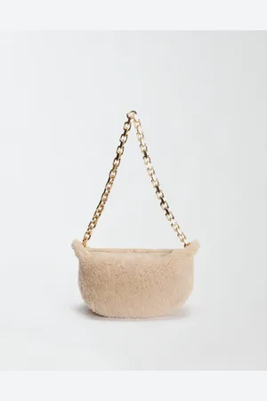 Fabiana Filippi Bolso Con Ojales De Borreguito, Miel Y