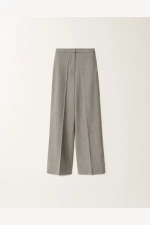 Fabiana Filippi Pantalón Spoleto De Lana Fría, Roca Jaspeado
