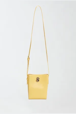 Fabiana Filippi Minibolso De Piel De Becerro, Cúrcuma