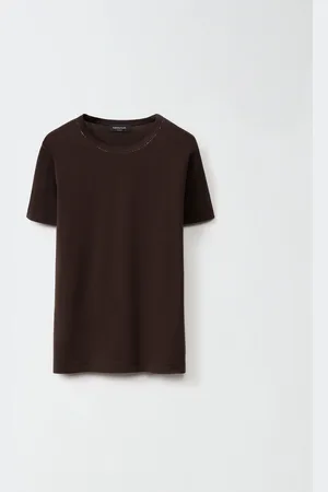 Fabiana Filippi Camiseta De Punto, Ébano