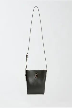 Fabiana Filippi Minibolso De Piel De Becerro, Olivo