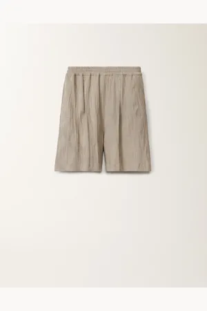 Fabiana Filippi Pantalón Corto De Ante Plisado
